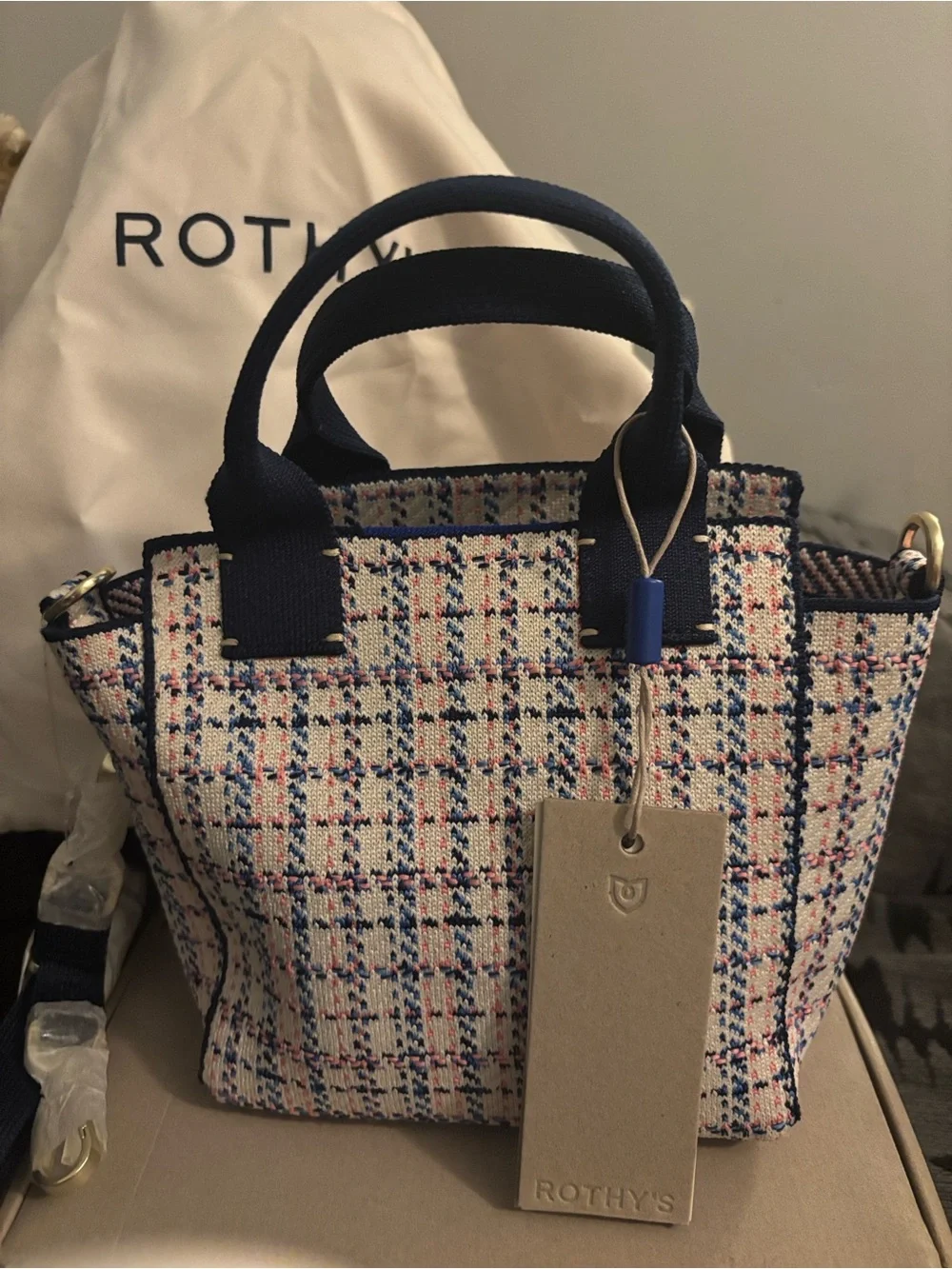 Rothy‘s the Mini Handbag Primrose Tweed